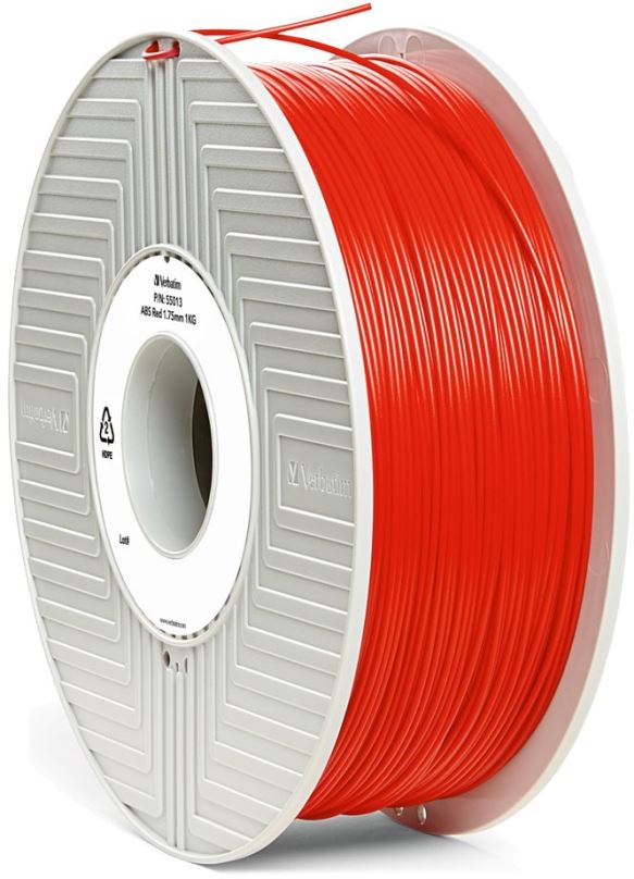 Filament Verbatim ABS 1.75mm 1kg červená