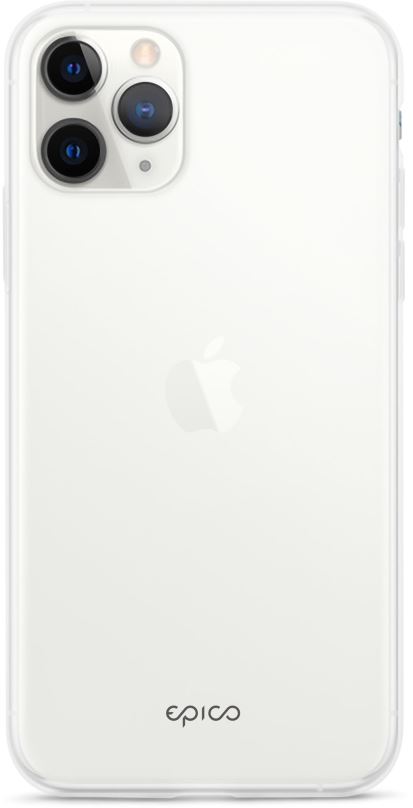 Kryt na mobil Epico Silicone case 2019 X/XS/11 PRO bílý transparentní