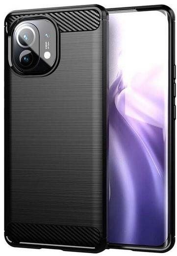 Kryt na mobil TopQ Xiaomi Mi 11 silikon černý 57858