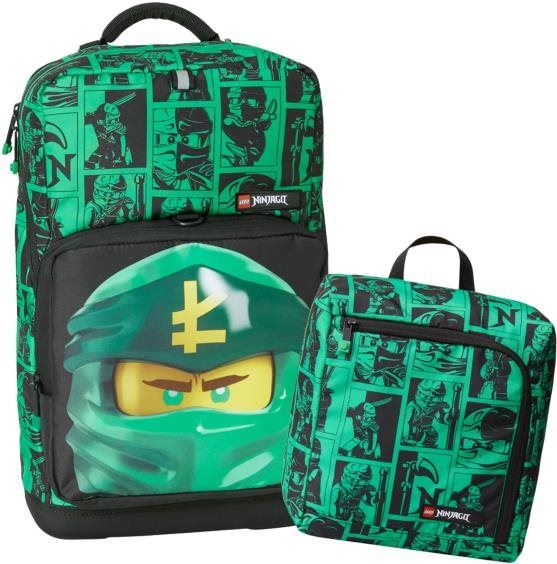Školní batoh LEGO Ninjago Green Optimo Plus - školní batoh