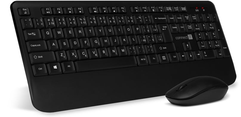 Set klávesnice a myši CONNECT IT CKM-7800-CS CZ/SK, black