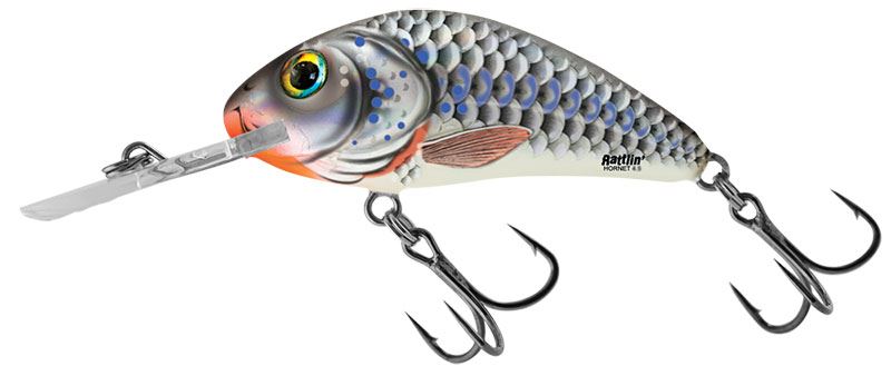 Salmo Wobler Rattlin' Hornet Floating 3,5cm 3,1g Silver Holographic Shad