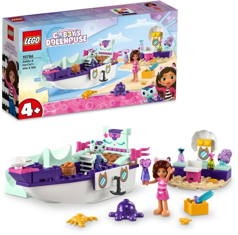 LEGO stavebnice LEGO® Gábinin kouzelný domek 10786 Gábi a Rybočka na luxusní lodi