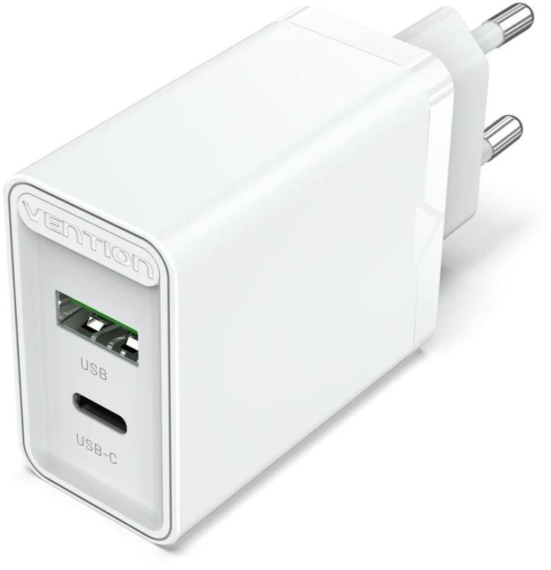 Nabíječka do sítě Vention 2-Port USB (A+C) Wall Charger (18W + 20W PD)