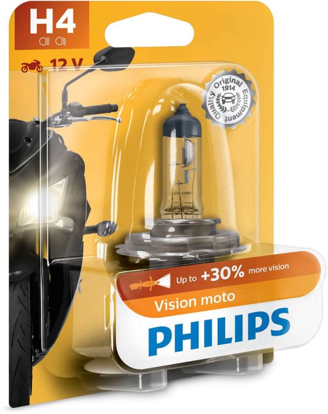 Autožárovka PHILIPS H4 Vision Moto