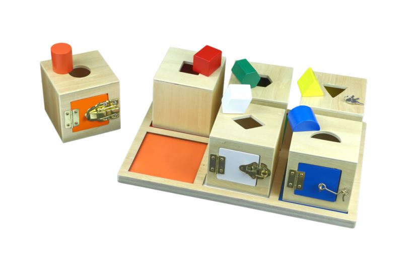 Moyo Montessori Boxy se zámky