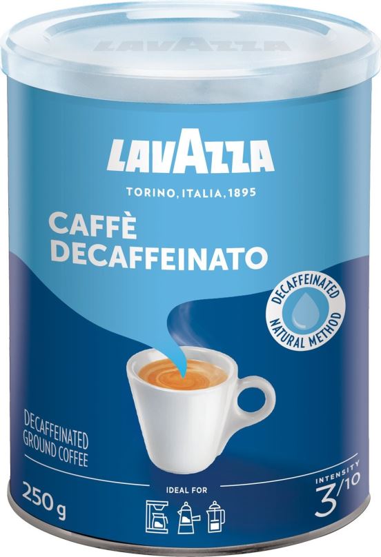 Káva Lavazza Decaffeinato, mletá, 250g