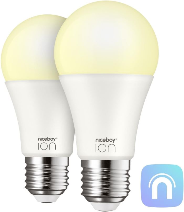 LED žárovka Niceboy ION SmartBulb AMBIENT E27 set 2 ks