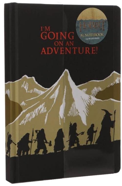 Zápisník The Hobbit: I'm Going On An Adventure! - zápisník A5