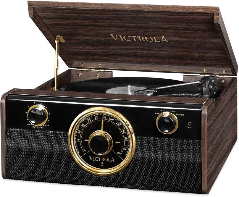Gramofon Victrola VTA-240B hnědý