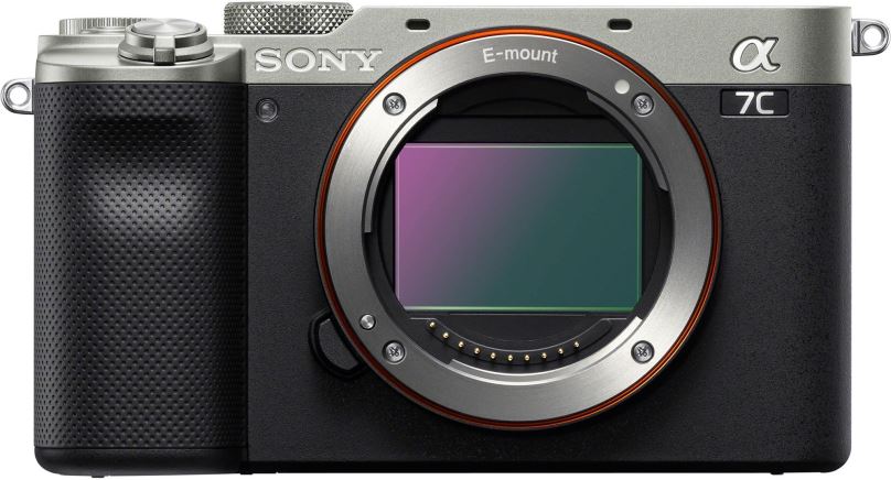 Digitální fotoaparát Sony Alpha A7C tělo stříbrný