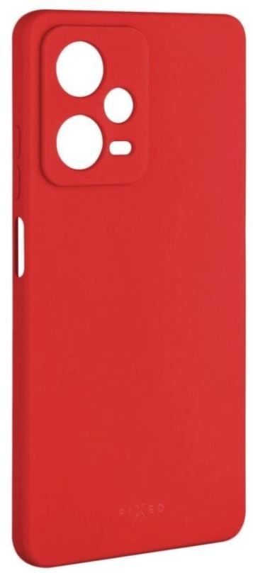 Kryt na mobil FIXED Story pro Xiaomi Redmi Note 12 Pro 5G červený