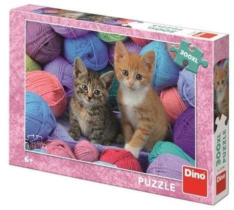 Puzzle Dino koťátka 300 xl puzzle