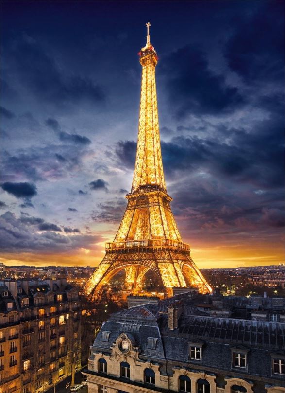 Puzzle Clementoni Puzzle Eiffelova věž 1000 dílků