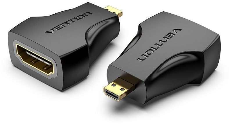 Redukce Vention Micro HDMI (M) to HDMI (F) Adapter Black