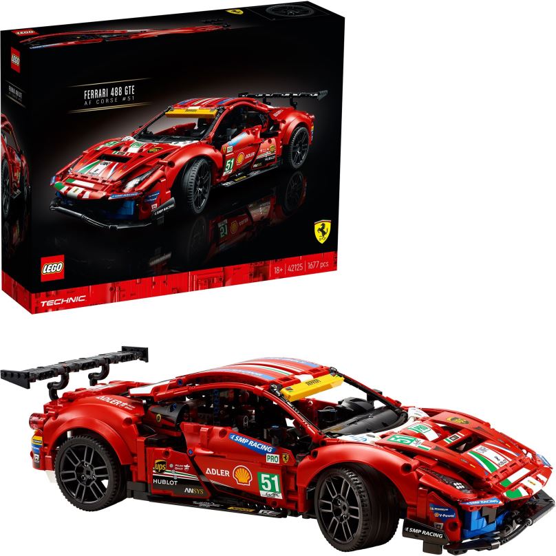 LEGO stavebnice LEGO® Technic 42125 Ferrari 488 GTE „AF Corse #51”