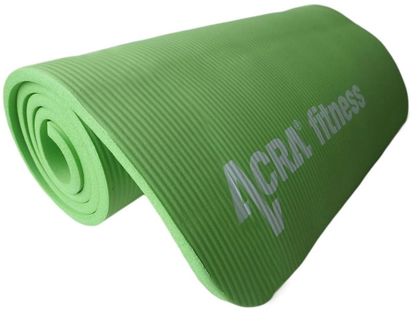 Jogamatka Acra NBR Yoga Mat 1830x600x12 mm, zelená