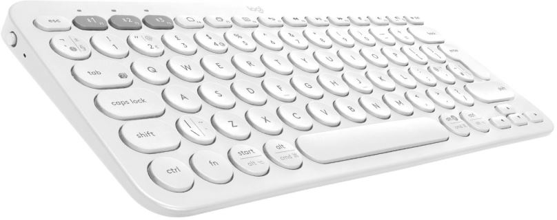 Klávesnice Logitech Bluetooth Multi-Device Keyboard K380, bílá - US INTL