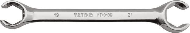 Plochý klíč Yato Klíč prstencový polootevřený 19x21 mm