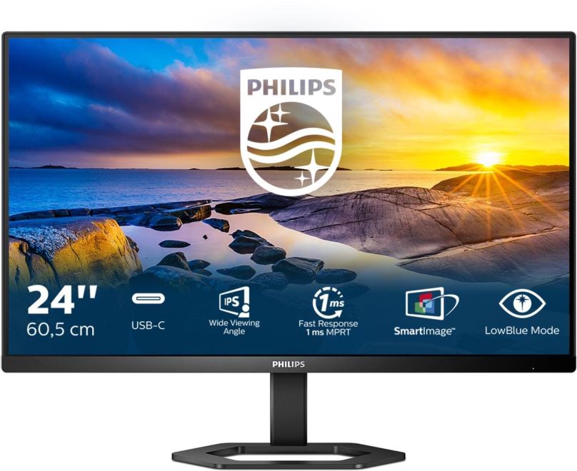 LCD monitor 23,8" Philips 24E1N5300AE