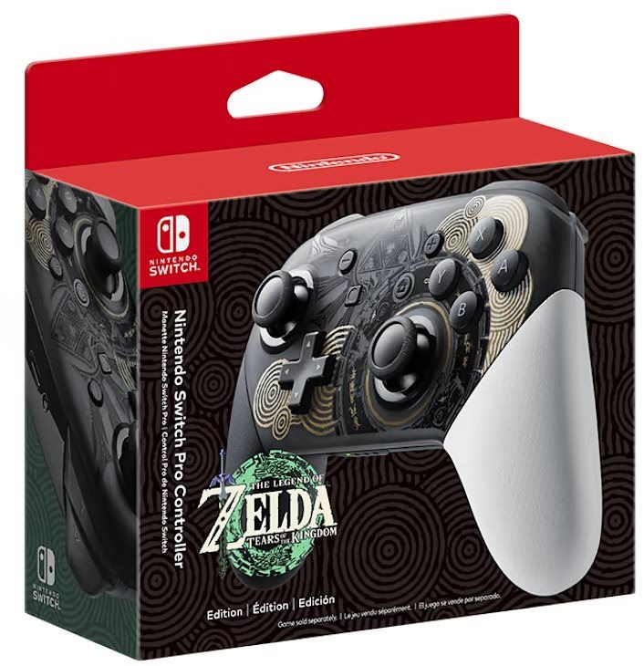 Gamepad Nintendo Switch Pro Controller - Zelda Tears of The Kingdom Edition