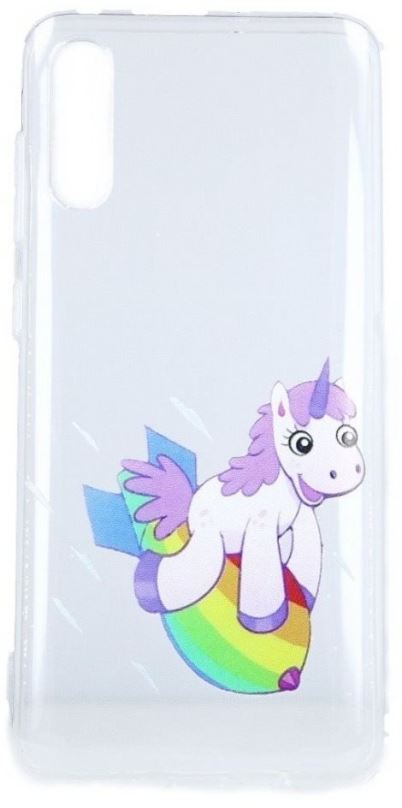 Kryt na mobil TopQ Samsung A70 silikon Flying Unicorn 42708