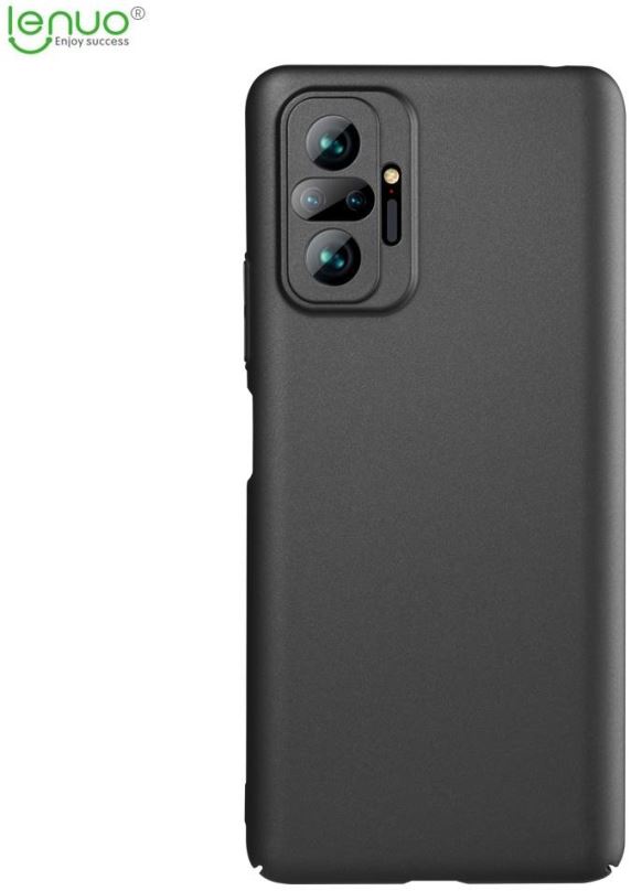 Kryt na mobil Lenuo Leshield pro Xiaomi Redmi Note 10 Pro, černý