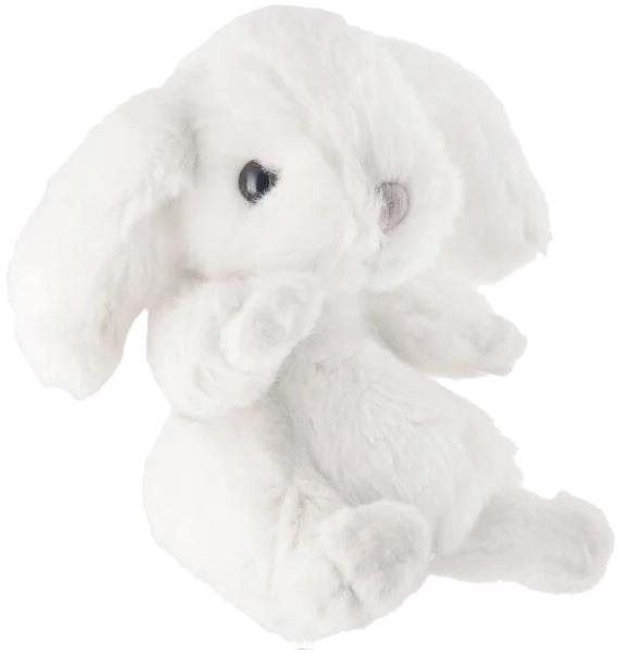 Plyšák Bukowski Kanini Zajíc – bílý, malý, 15 cm