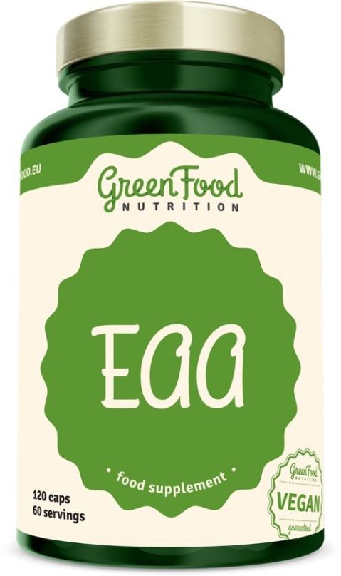 Aminokyseliny GreenFood Nutrition EAA 120 kapslí