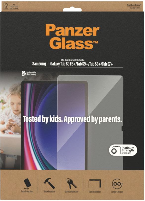 Ochranné sklo PanzerGlass Samsung Galaxy Tab S7+/S8+/S9+/S9 FE+