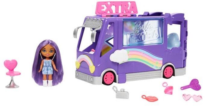 Doplněk pro panenky Barbie Extra Mini Minis Autobus