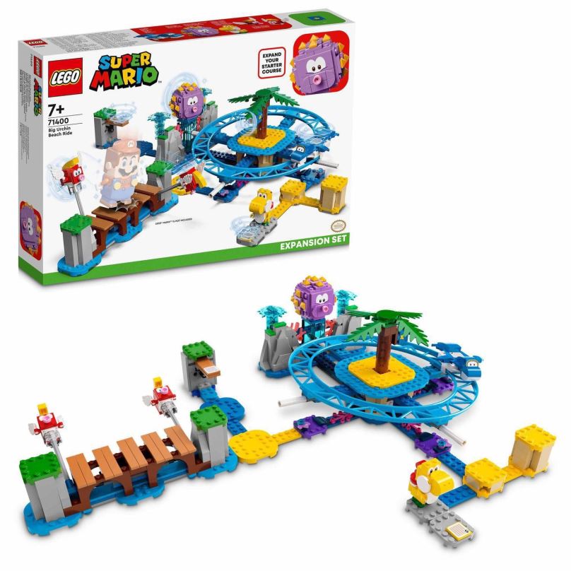 LEGO stavebnice LEGO® Super Mario™ 71400 Plážová jízda s Big Urchinem – rozšiřující set