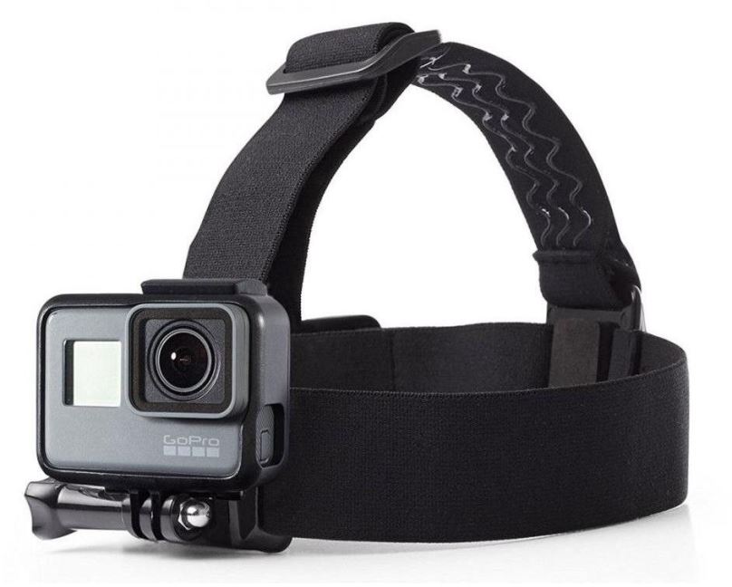 Příslušenství pro akční kameru Tech-Protect Headstrap čelenka s úchytem na sportovní kamery GoPro, černá