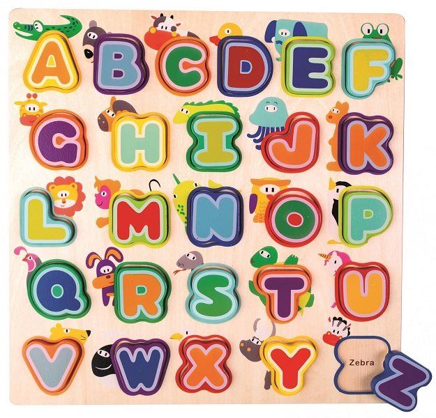 Didaktická hračka Anglická abeceda se zvířátky