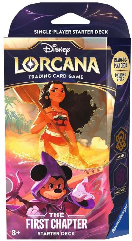 Sběratelské karty Disney Lorcana: The First Chapter TCG Starter Deck Amber & Amethyst
