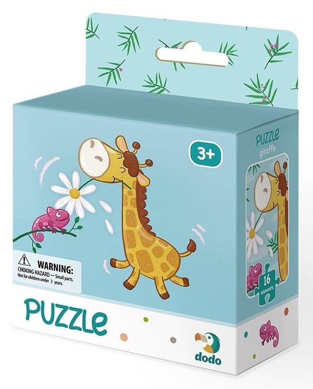 DODO Puzzle Žirafa 16 dílků