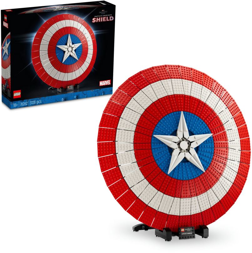 LEGO stavebnice LEGO® Marvel  76262 Štít Kapitána Ameriky
