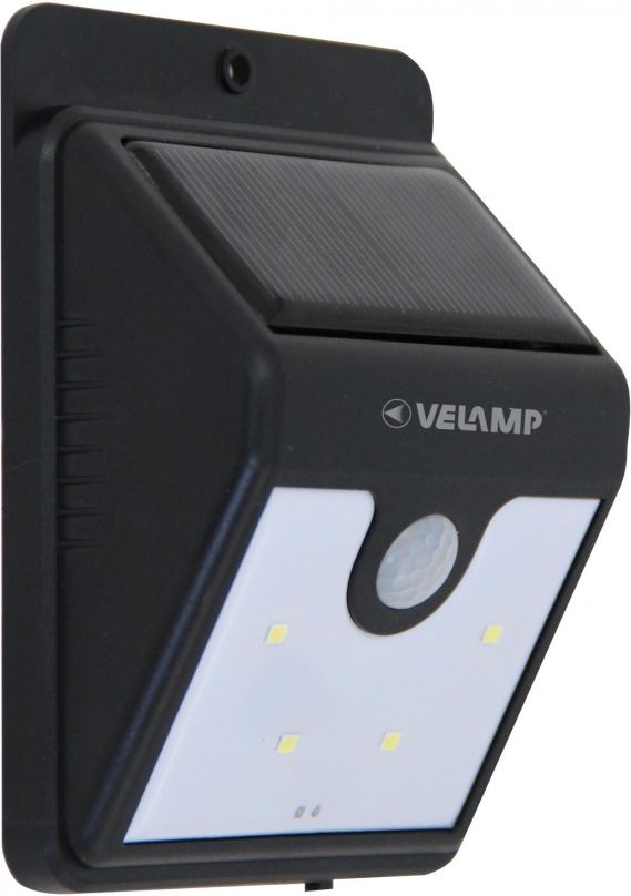 Nástěnná lampa VELAMP LED solární nástěnné s detektorem pohybu DORY