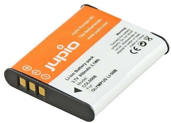 Baterie pro fotoaparát Jupio Li-50B (D-Li92, DB-100, NP-150, LB-050, LB-052) pro Olympus (Pentax, Ricoh, Fuji, Kodak)  850