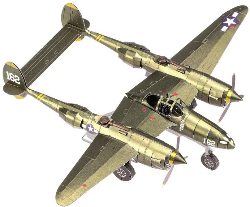 3D puzzle Metal Earth 3D puzzle Lockheed Martin P-38 Lightning (ICONX)
