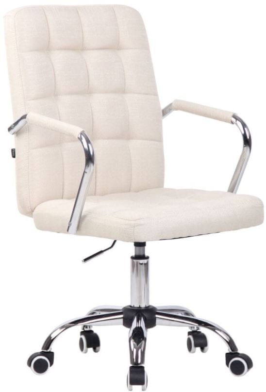 Kancelářská židle BHM GERMANY Terni, textil, krémová