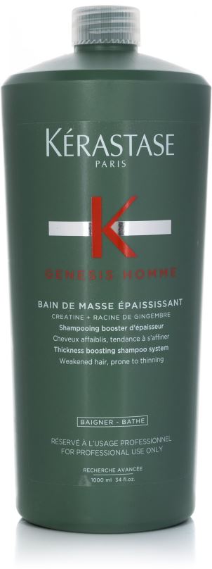 Šampon KÉRASTASE Genesis Homme Thickness Boosting Shampoo 1000 ml