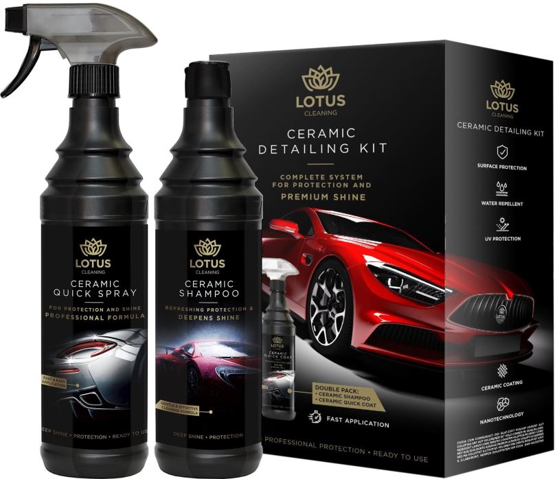 Sada autokosmetiky Lotus Ceramic Detailing Kit 2x600ml