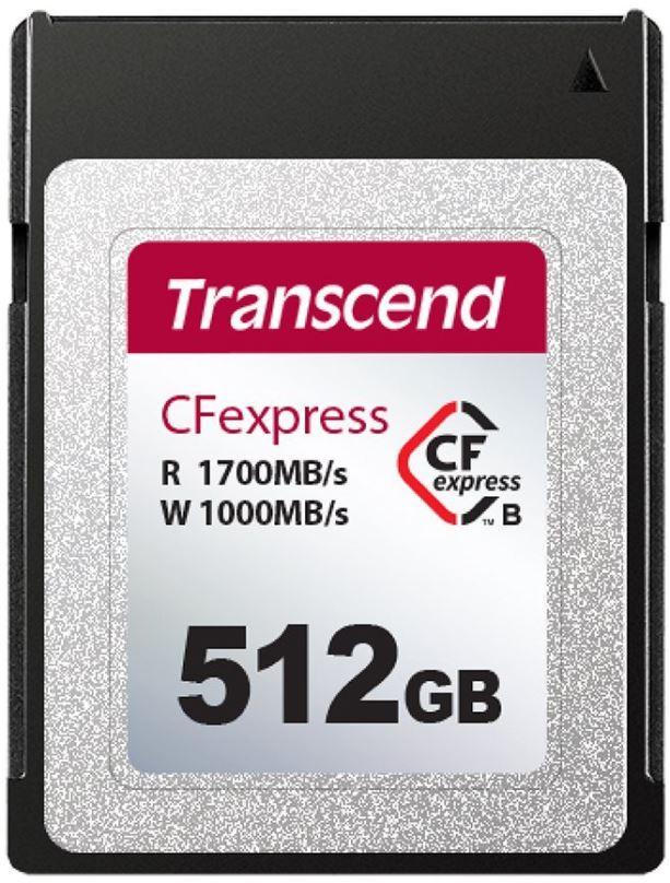 Paměťová karta Transcend CFexpress 820 Type B 512GB PCIe Gen3 x2