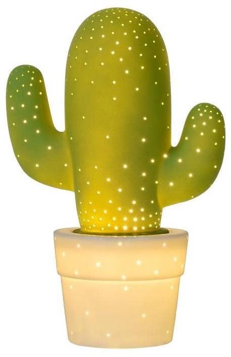 dětská stolní lampička Lucide Cactus 13513/01/33 1x40W E14 - kvalitní keramika