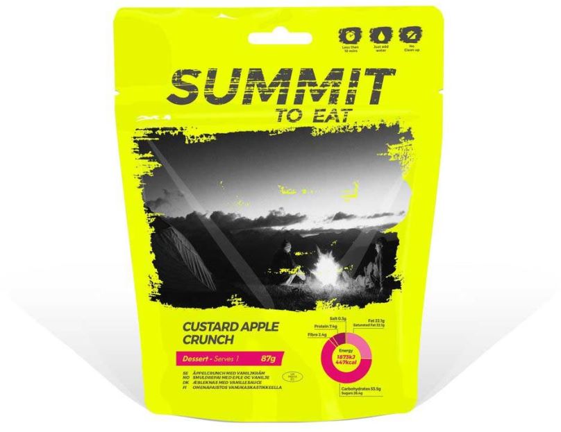 MRE Summit To Eat - Pudink s jablečnou drobenkou (Crumble)