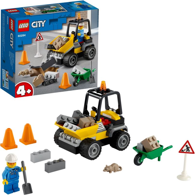 LEGO stavebnice LEGO® City 60284 Náklaďák silničářů