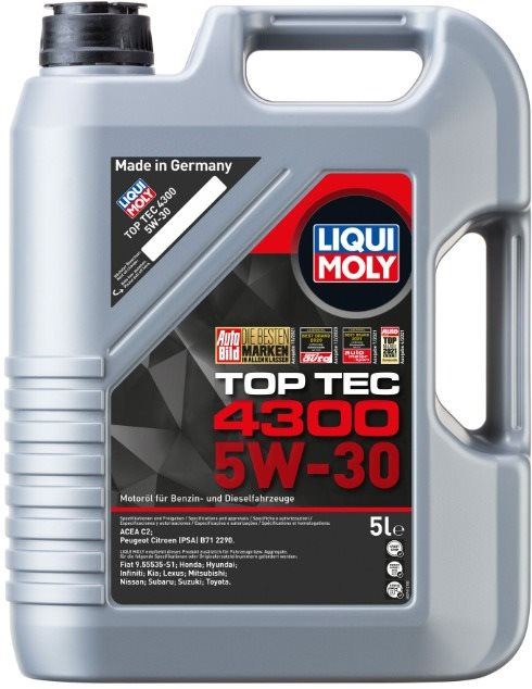 Motorový olej Liqui Moly Motorový olej TopTec 4300 5W-30, 5 l