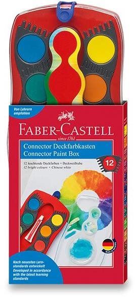 Vodovky FABER-CASTELL Connector, 12 barev