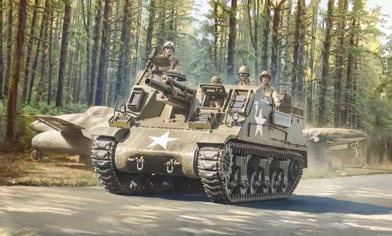 Model tanku Model Kit tank 6580 - M7 Priest